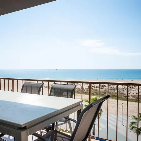 At111 Vistas Frontales A La Playa La Paella 托里代巴拉